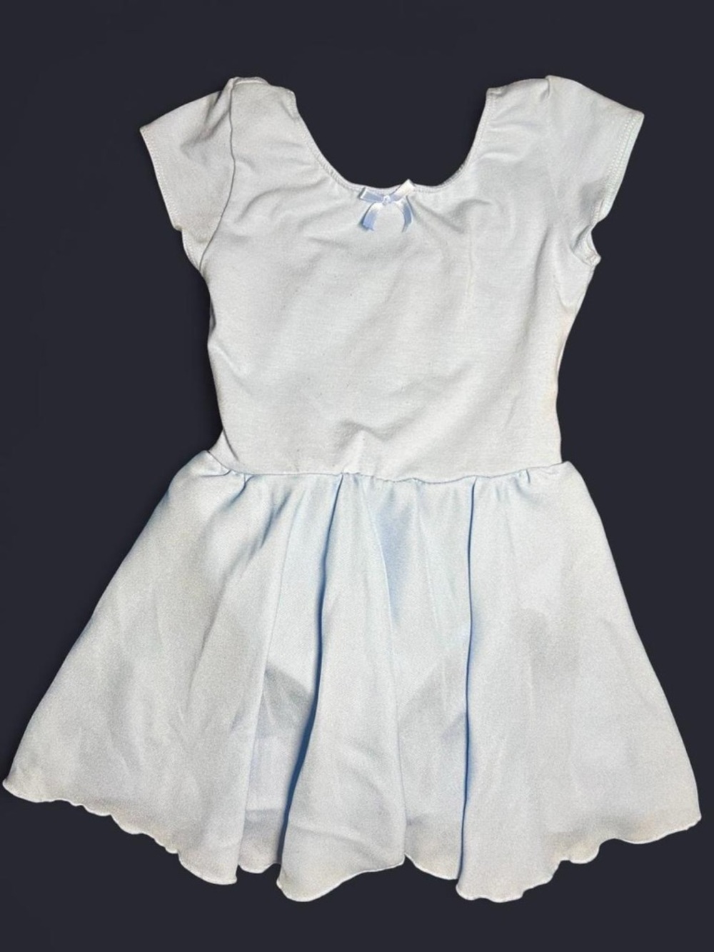 Soft blue Skirted Leotard